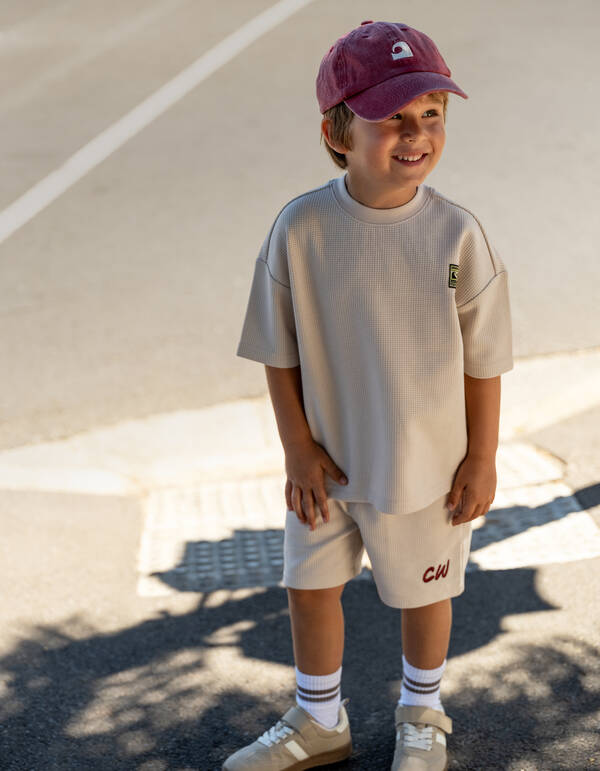 Structuur Short Beige SHOEBY BOYS