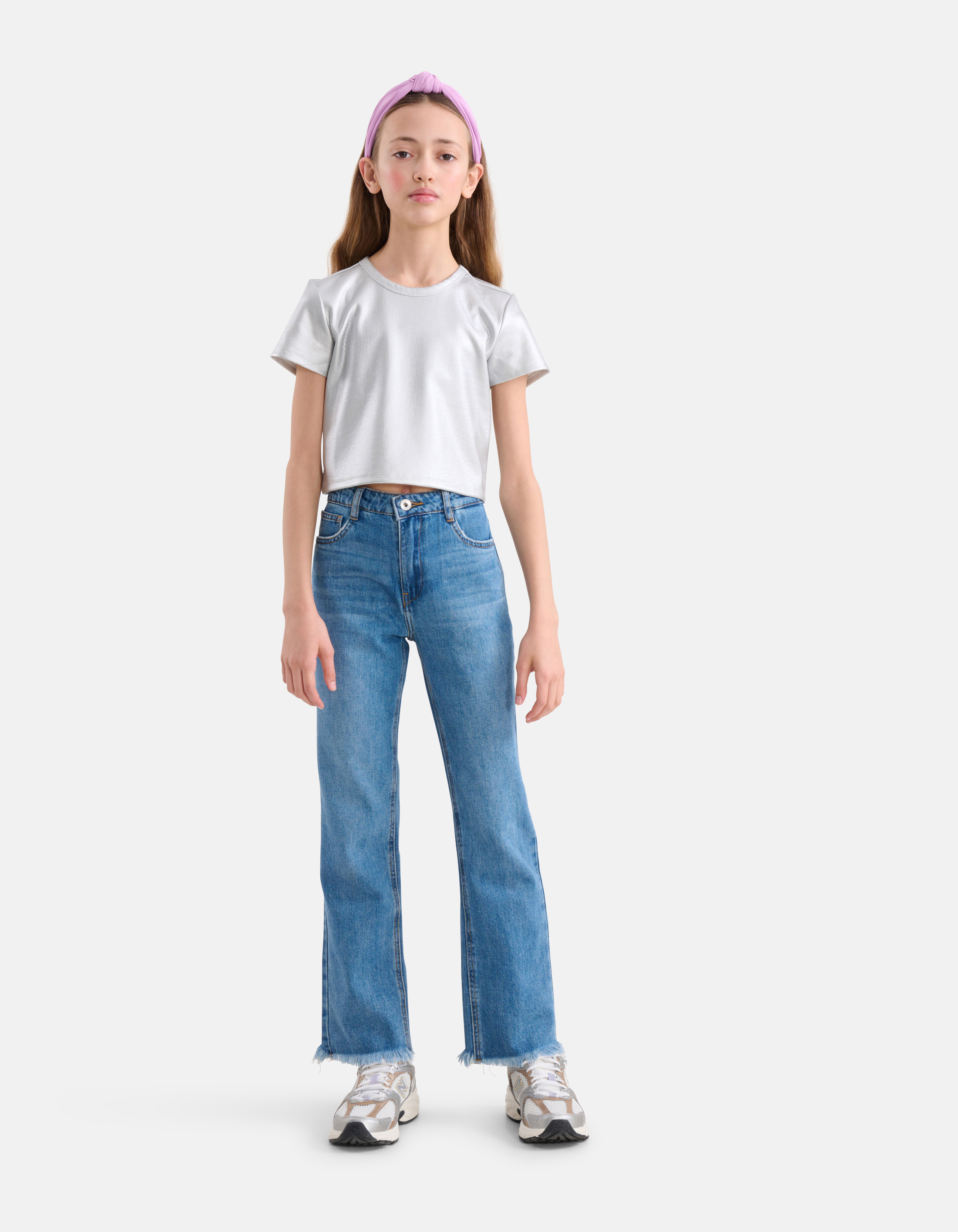 Cropped Top Zilver SHOEBY GIRLS