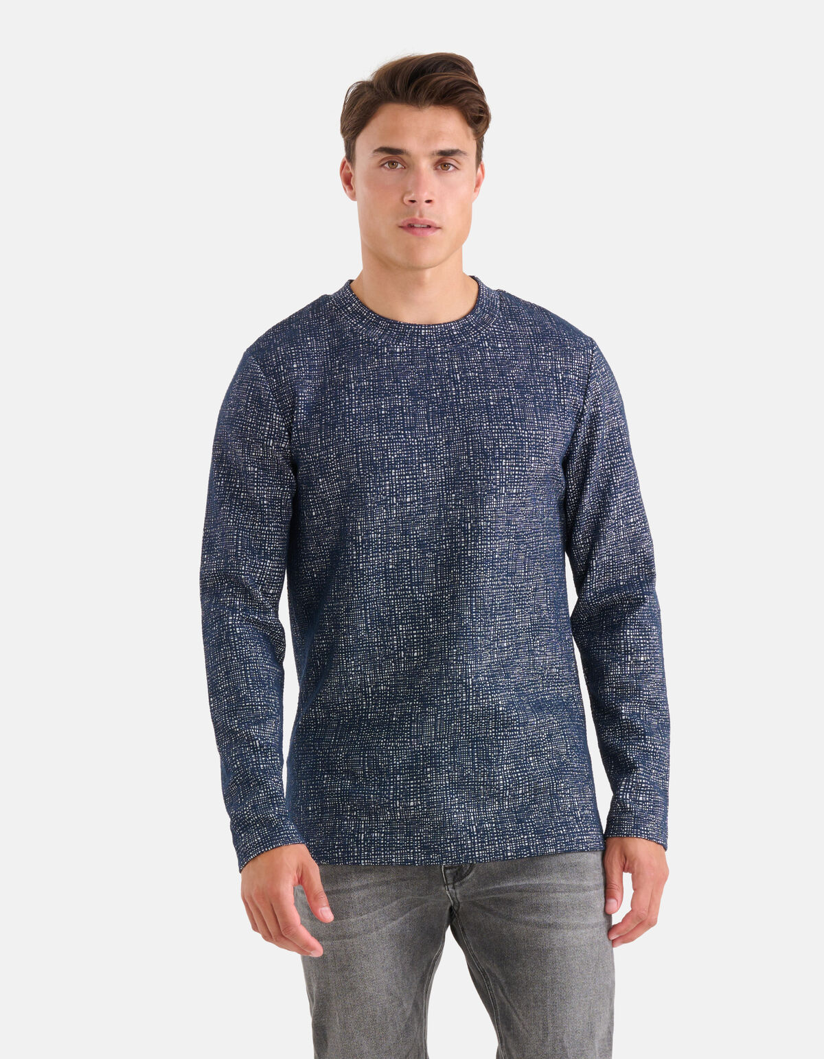 Grafisch T-shirt Donkerblauw SHOEBY MEN