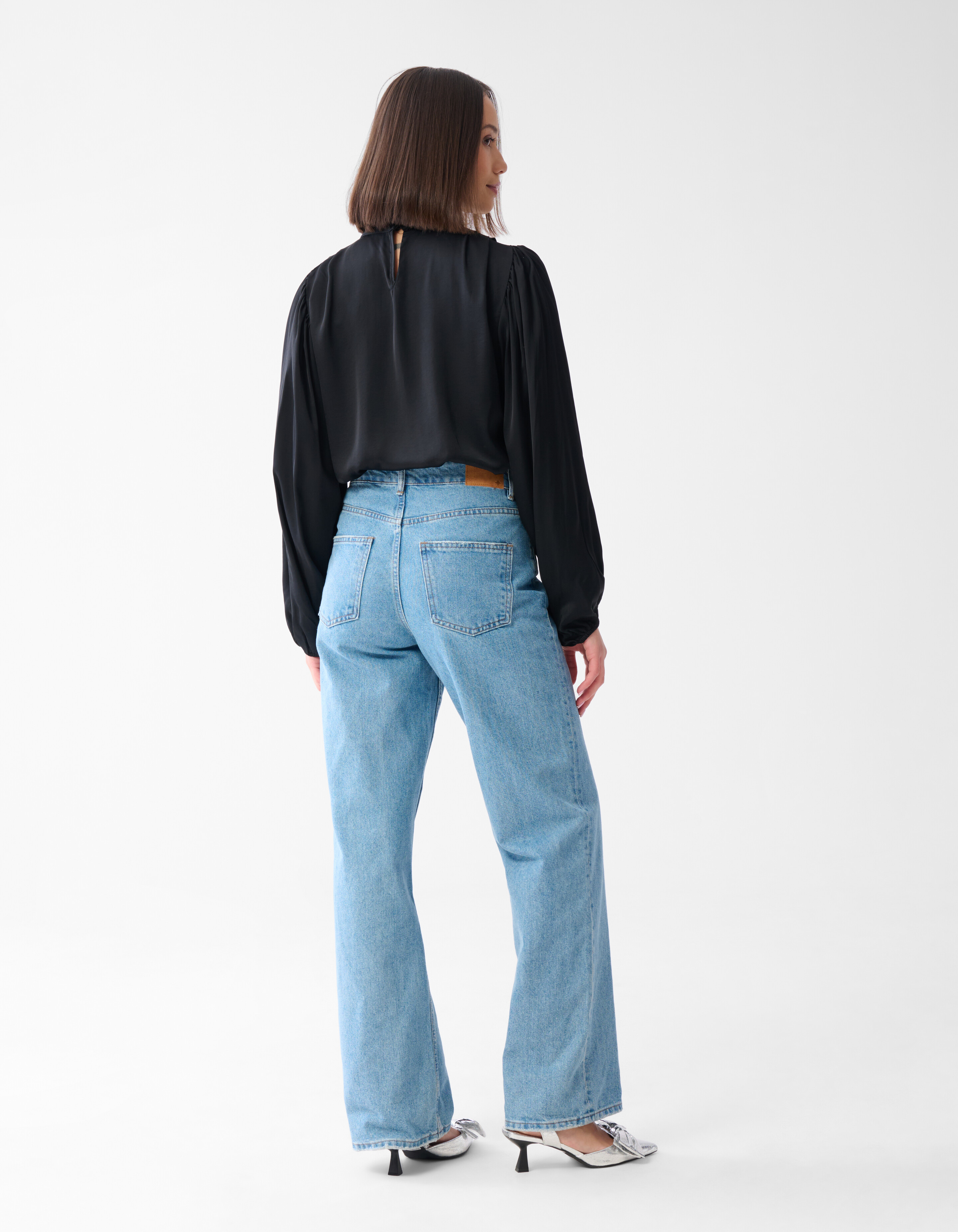Satijnen Blouse Zwart SHOEBY WOMEN
