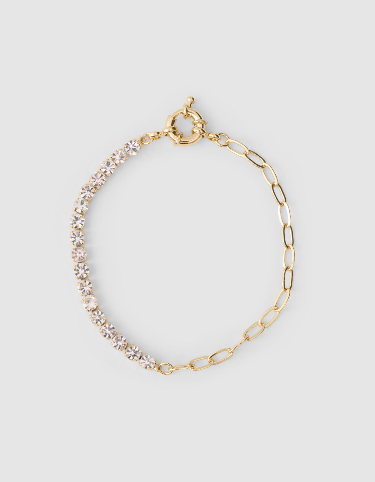 Strass Chain Armband Goud SHOEBY ACCESSOIRES