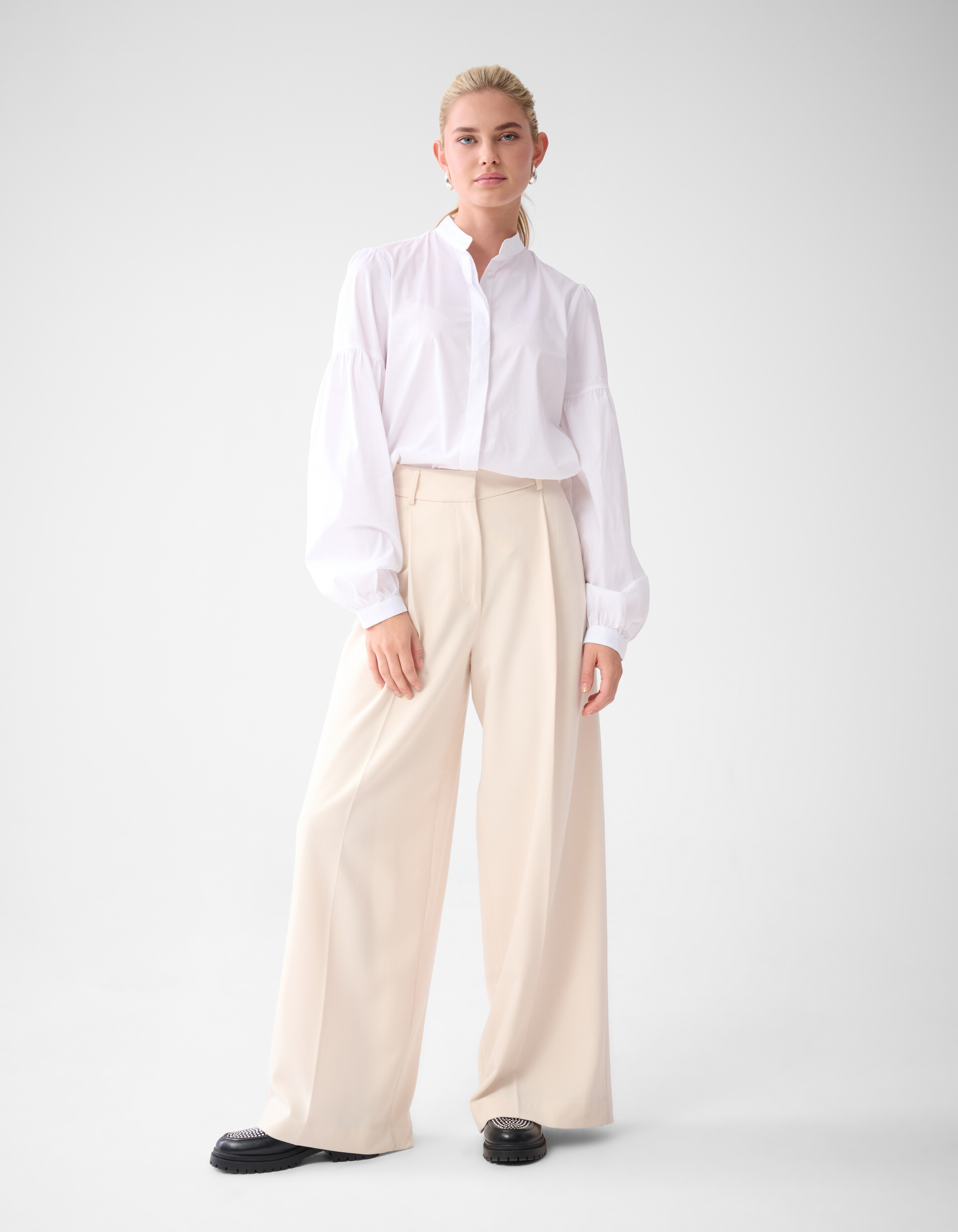 Poplin Blouse Wit By Lonneke SHOEBY WOMEN