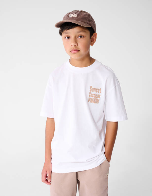 Sunset Artwork T-shirt Wit SHOEBY BOYS