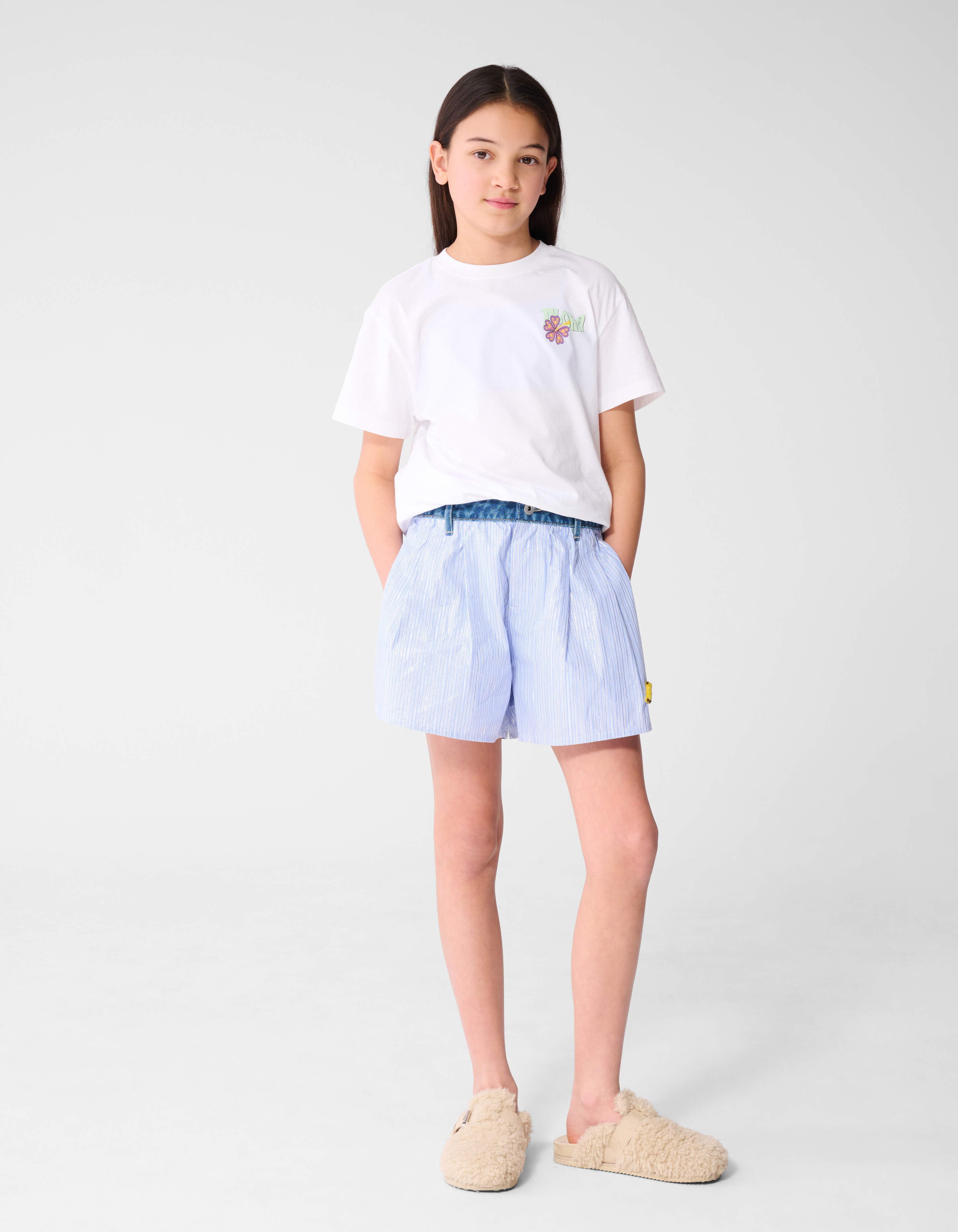 Aloha Artwork T-shirt Wit SHOEBY GIRLS