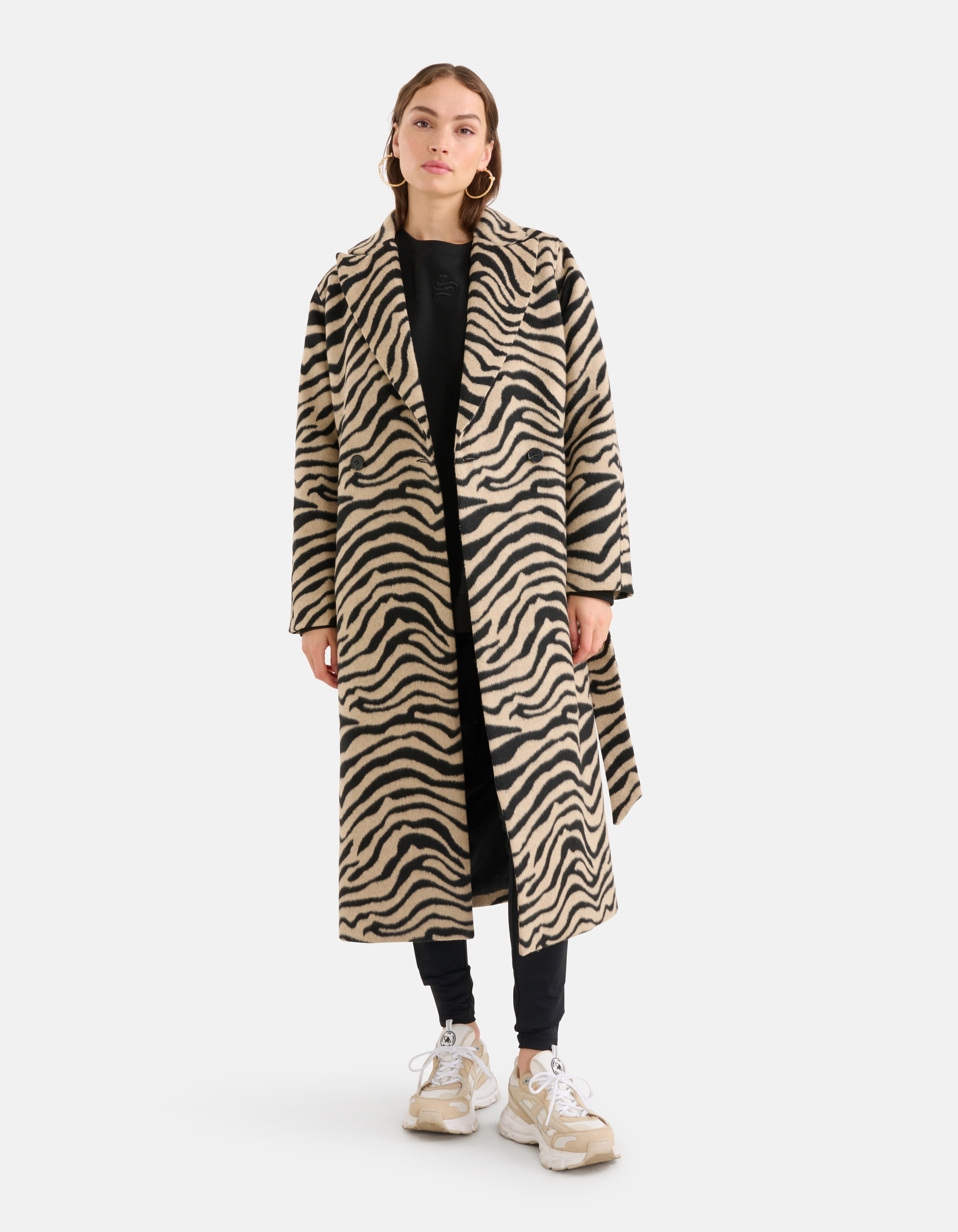 Zebra Jas Zwart/Beige SHOEBY WOMEN