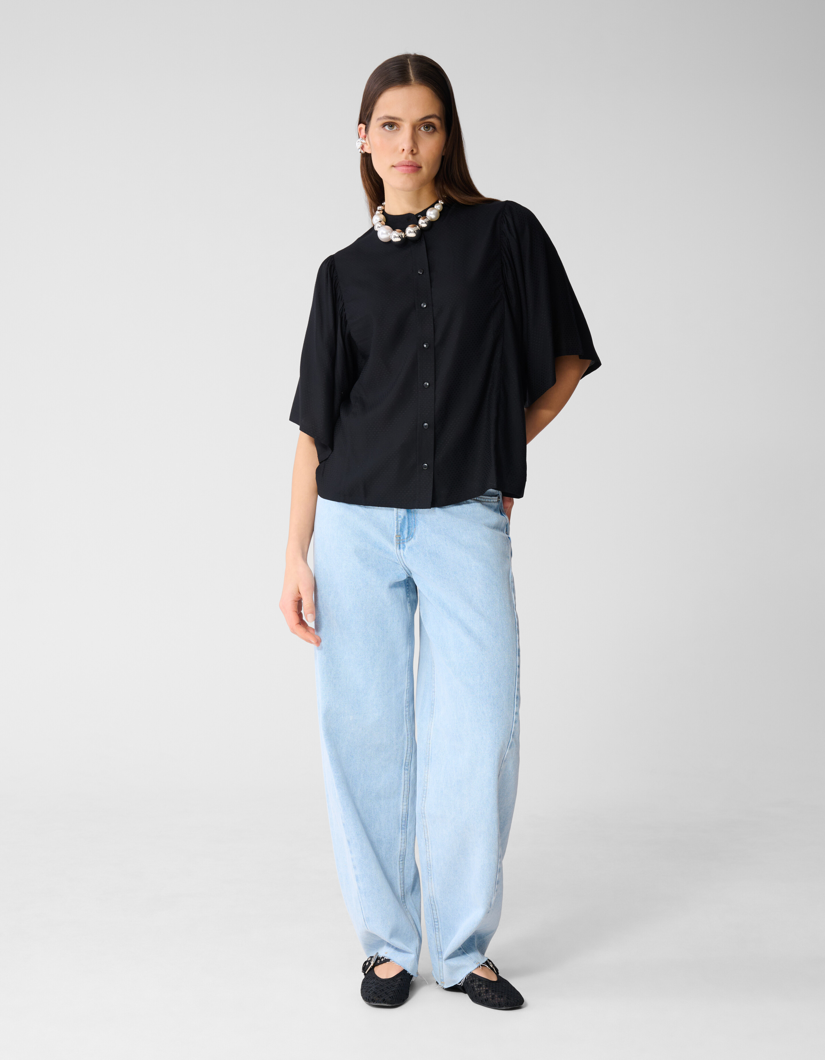 Flowy Top Zwart SHOEBY WOMEN