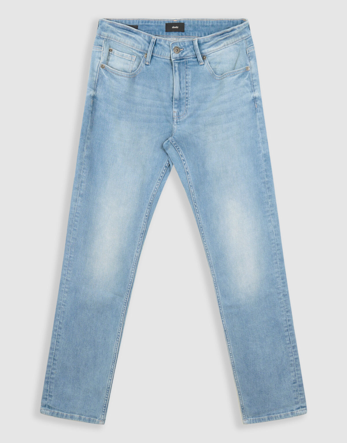 Slim Fit Jeans Lichtblauw L32 SHOEBY MEN