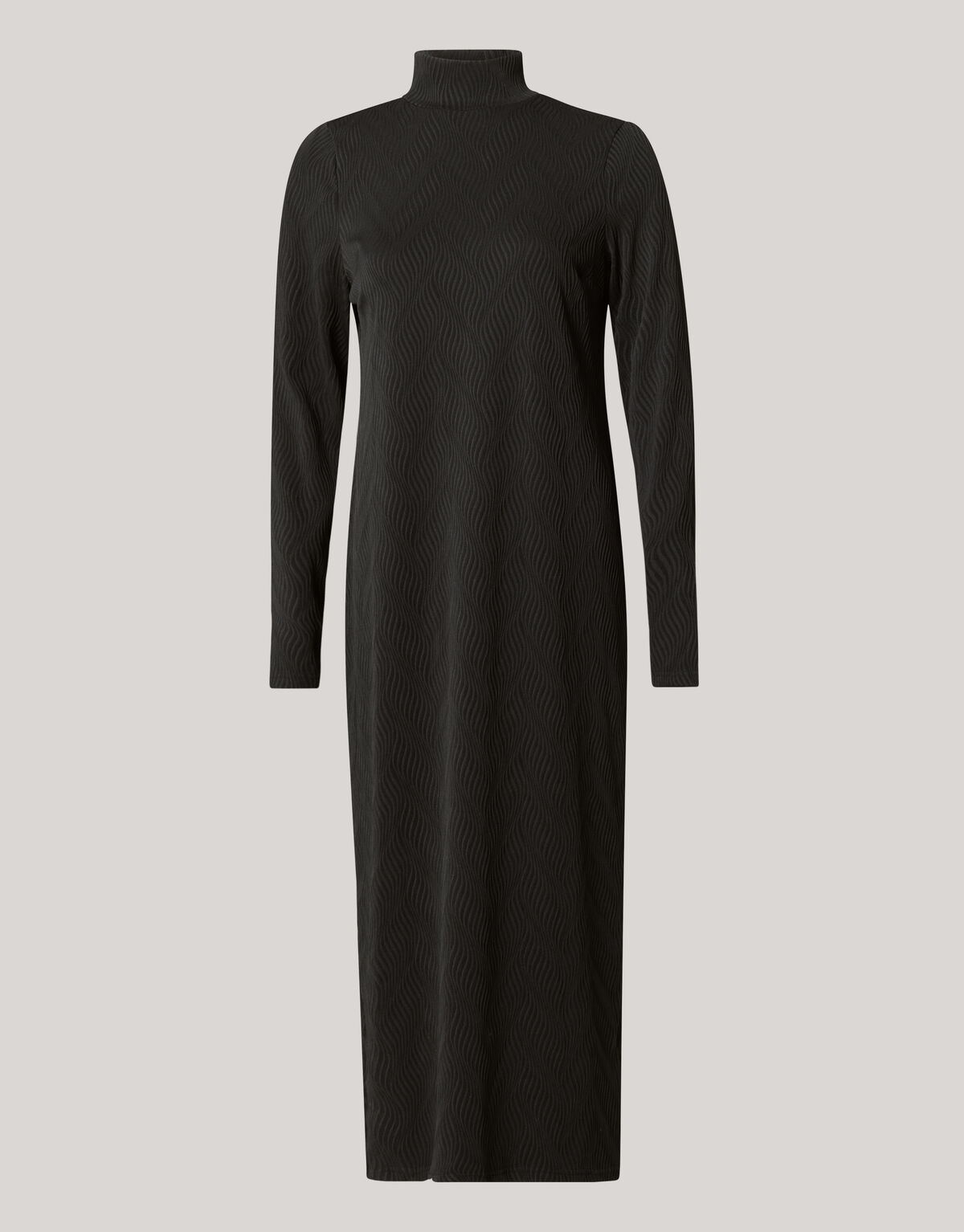 Structure Swirl Jurk Zwart SHOEBY WOMEN