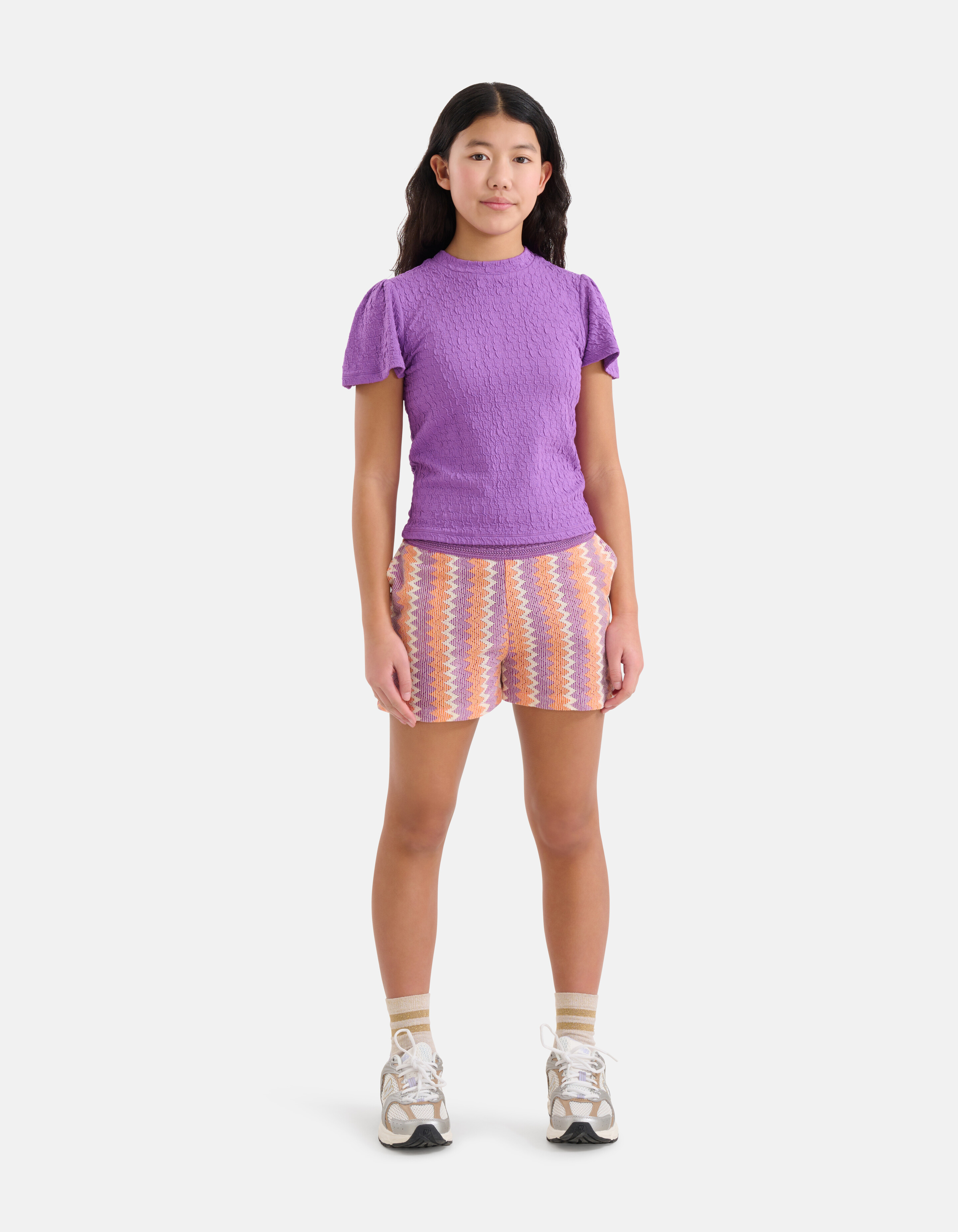Structuur Top Paars SHOEBY GIRLS