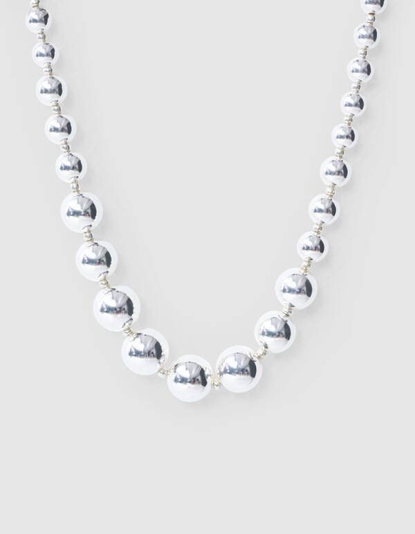 Beaded Ketting Zilver SHOEBY ACCESSOIRES