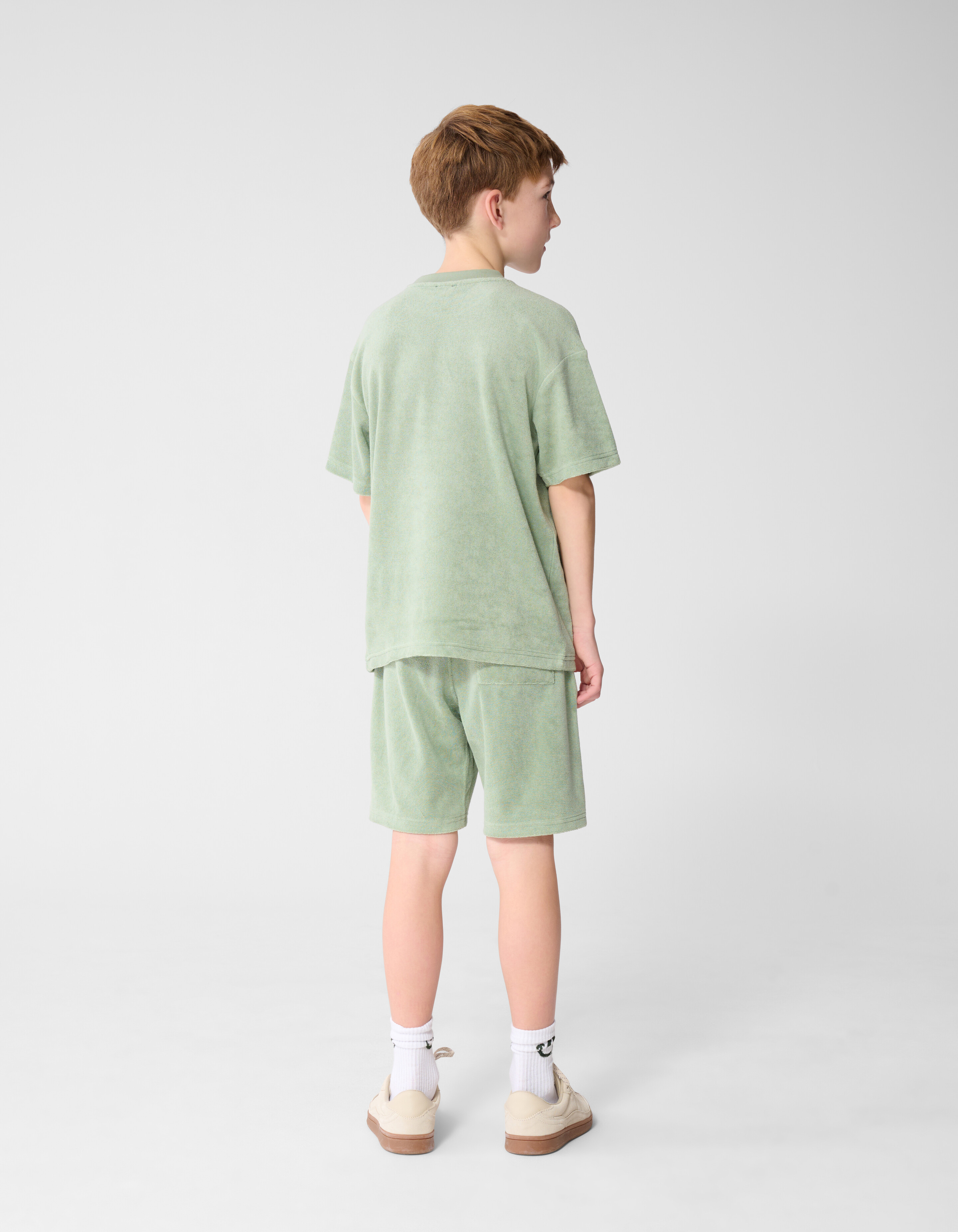 Towelling Short Lichtgroen SHOEBY BOYS