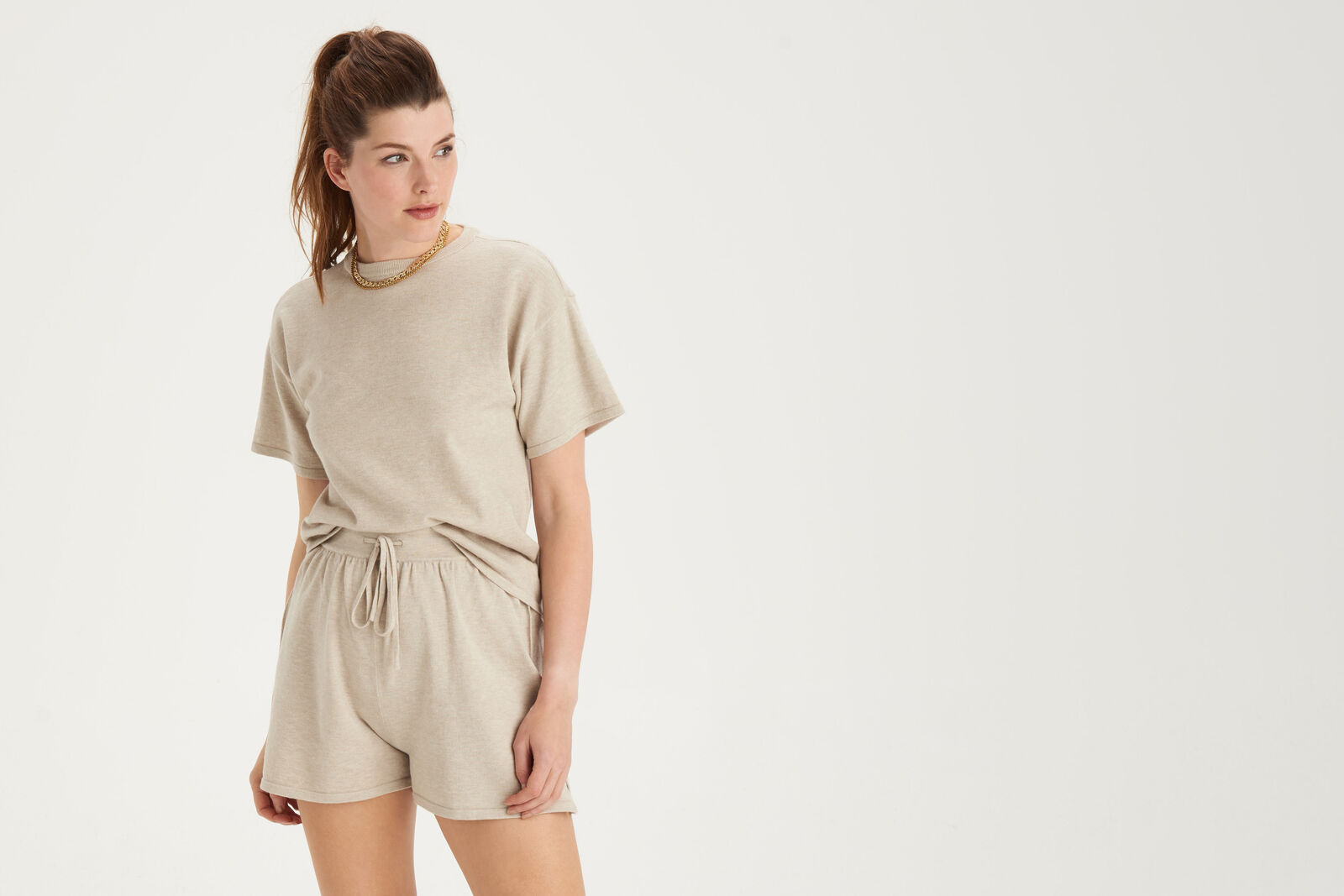 Knit Shortsleeve T-shirt