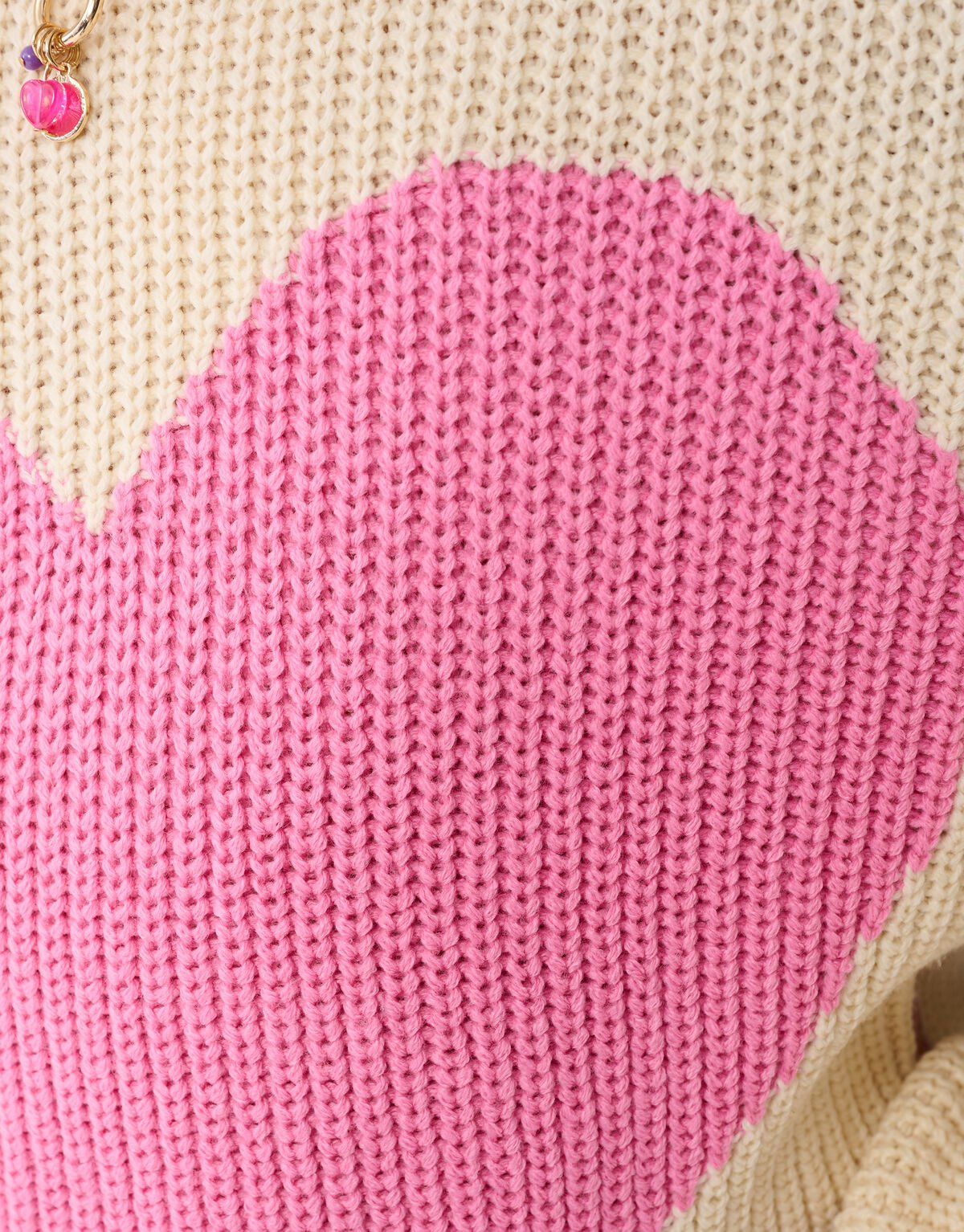 Big Heart Trui Zand SHOEBY GIRLS