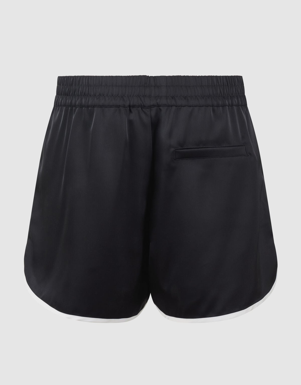 Satijnen Short Zwart By Monica SHOEBY WOMEN