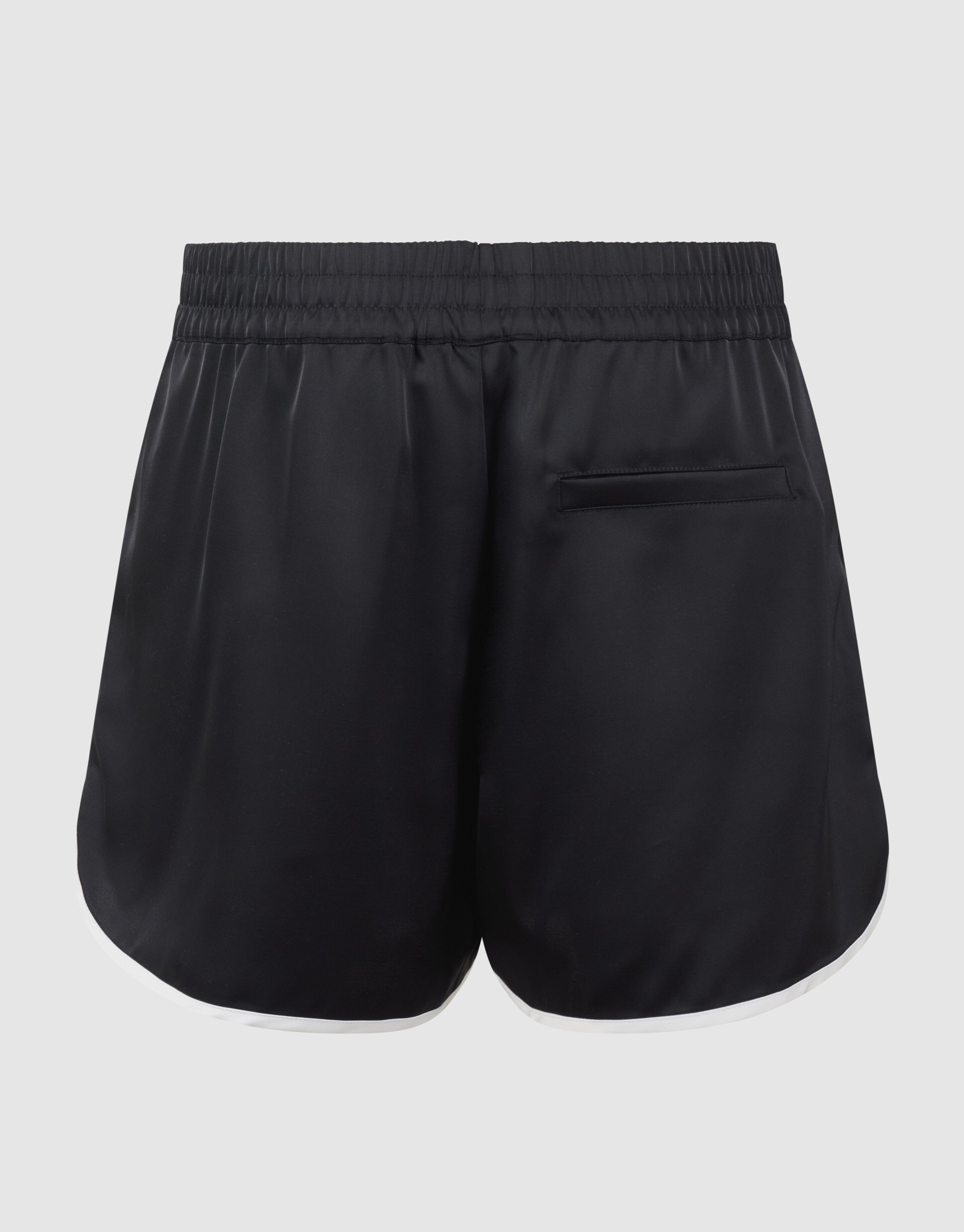 Satijnen Short Zwart By Monica SHOEBY WOMEN