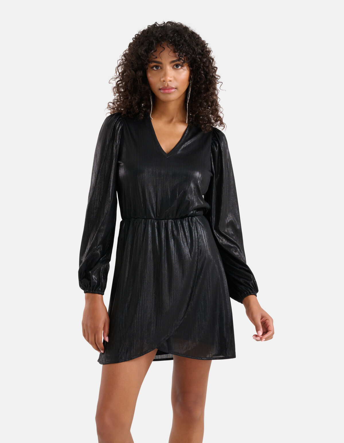 Coated Jurk Zwart SHOEBY WOMEN