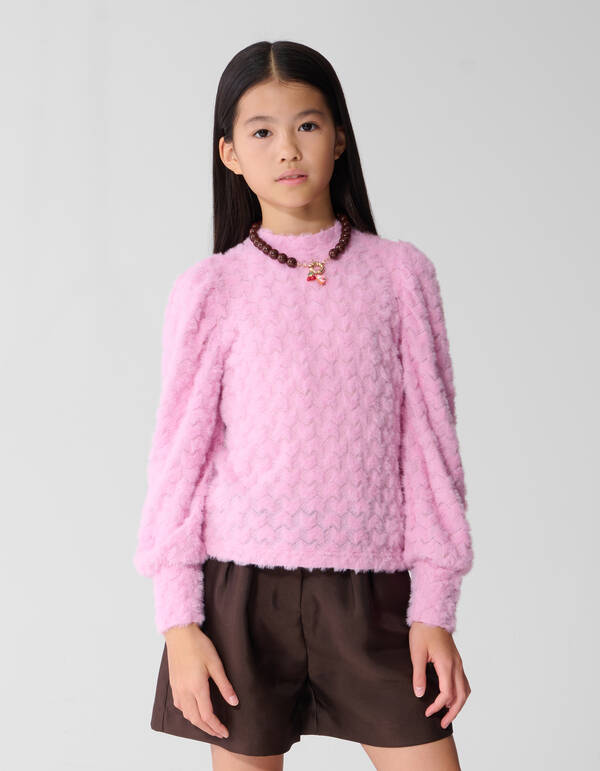 Hairy Top Roze SHOEBY GIRLS