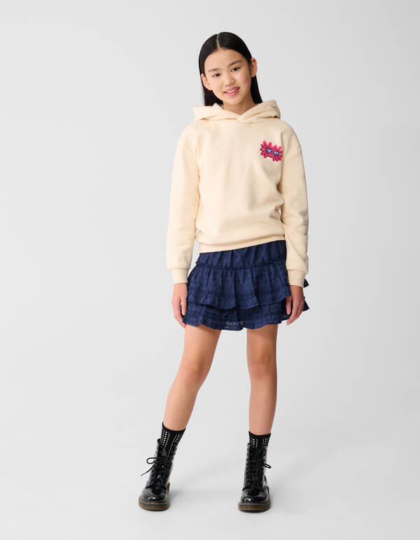 Embroidery Mini Rok Donkerblauw SHOEBY GIRLS
