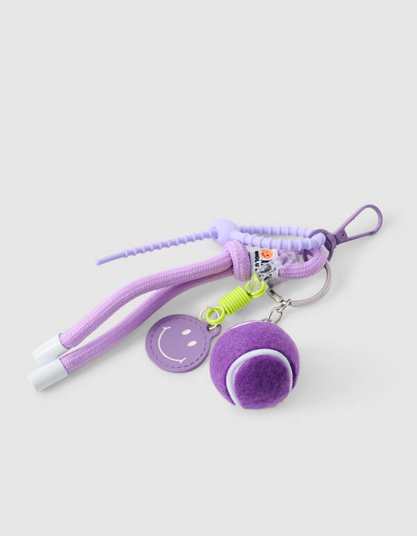 Tennis Sleutelhanger Paars SHOEBY ACCESSOIRES