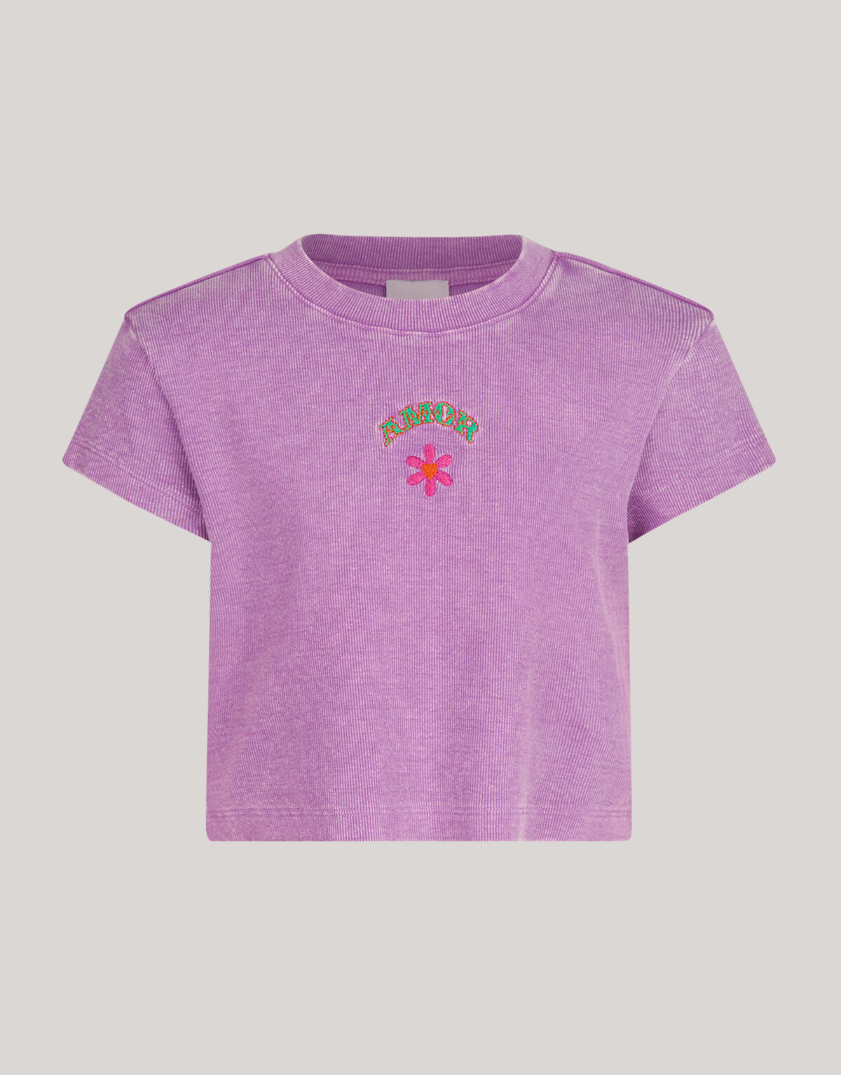 Embroidery Crop Top Lichtpaars SHOEBY GIRLS