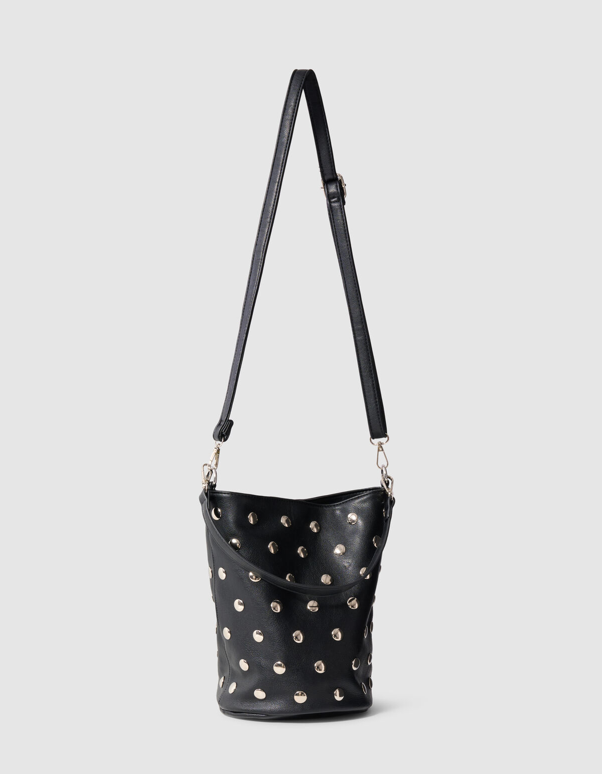 Studded Bucket Tas Zwart SHOEBY ACCESSOIRES