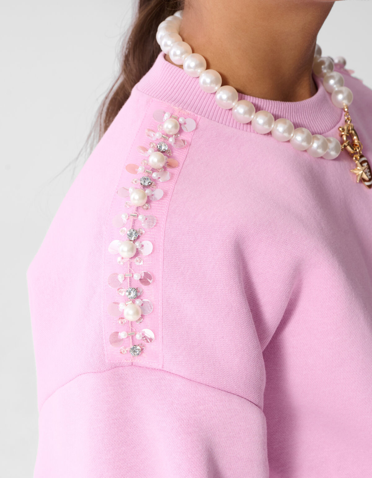 Pearl Sweater Lichtroze SHOEBY GIRLS