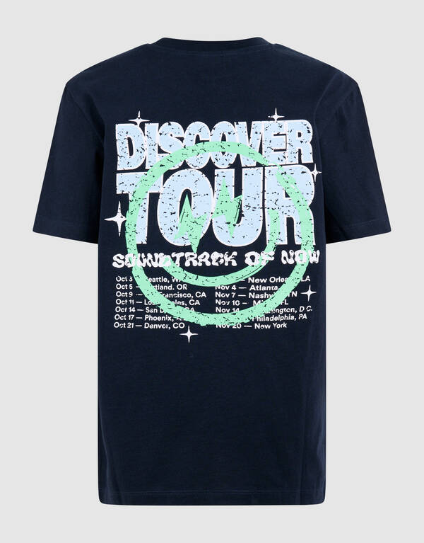 Tour Artwork T-shirt Donkerblauw SHOEBY BOYS