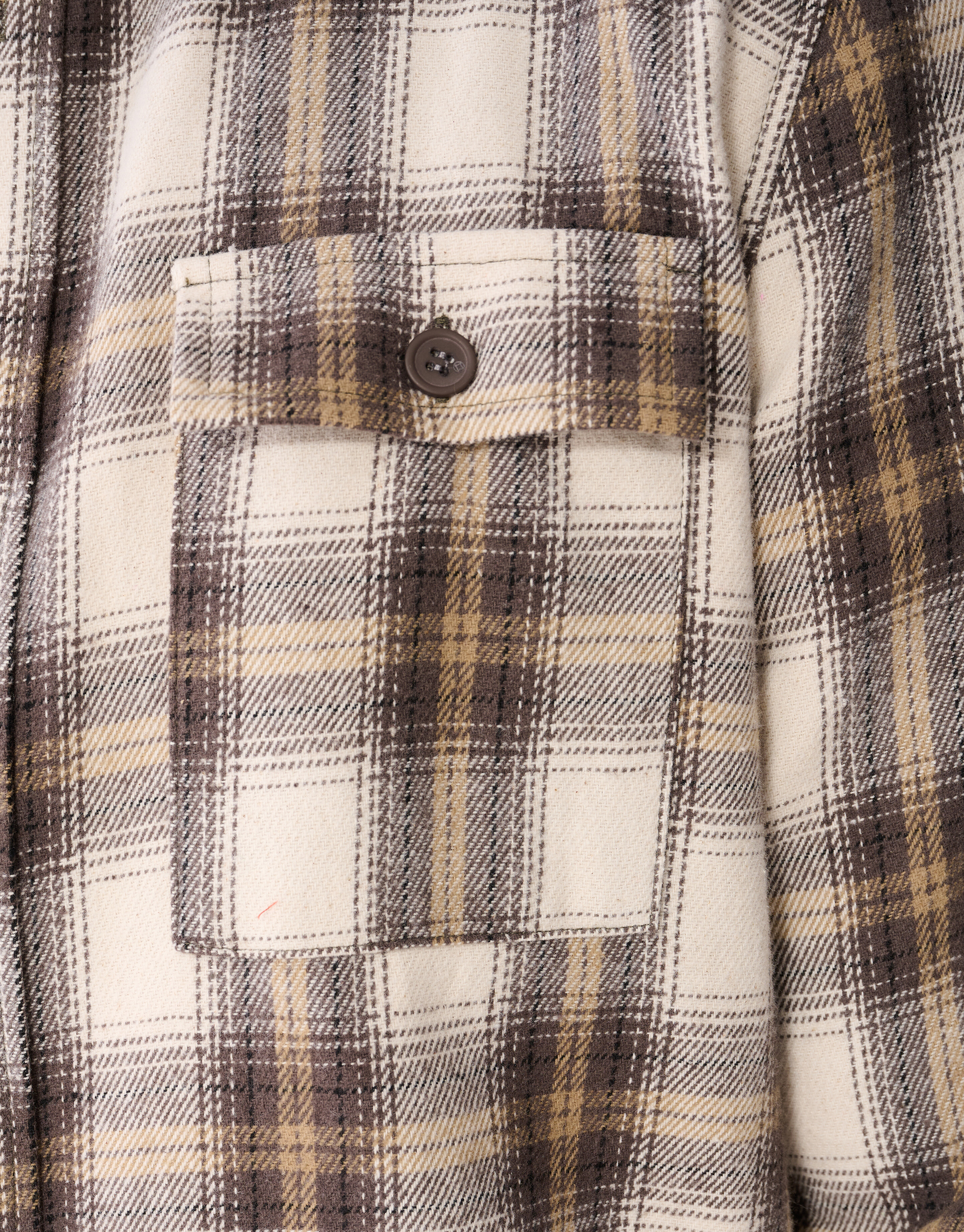 Ruiten Overhemd Lichtbruin SHOEBY MEN