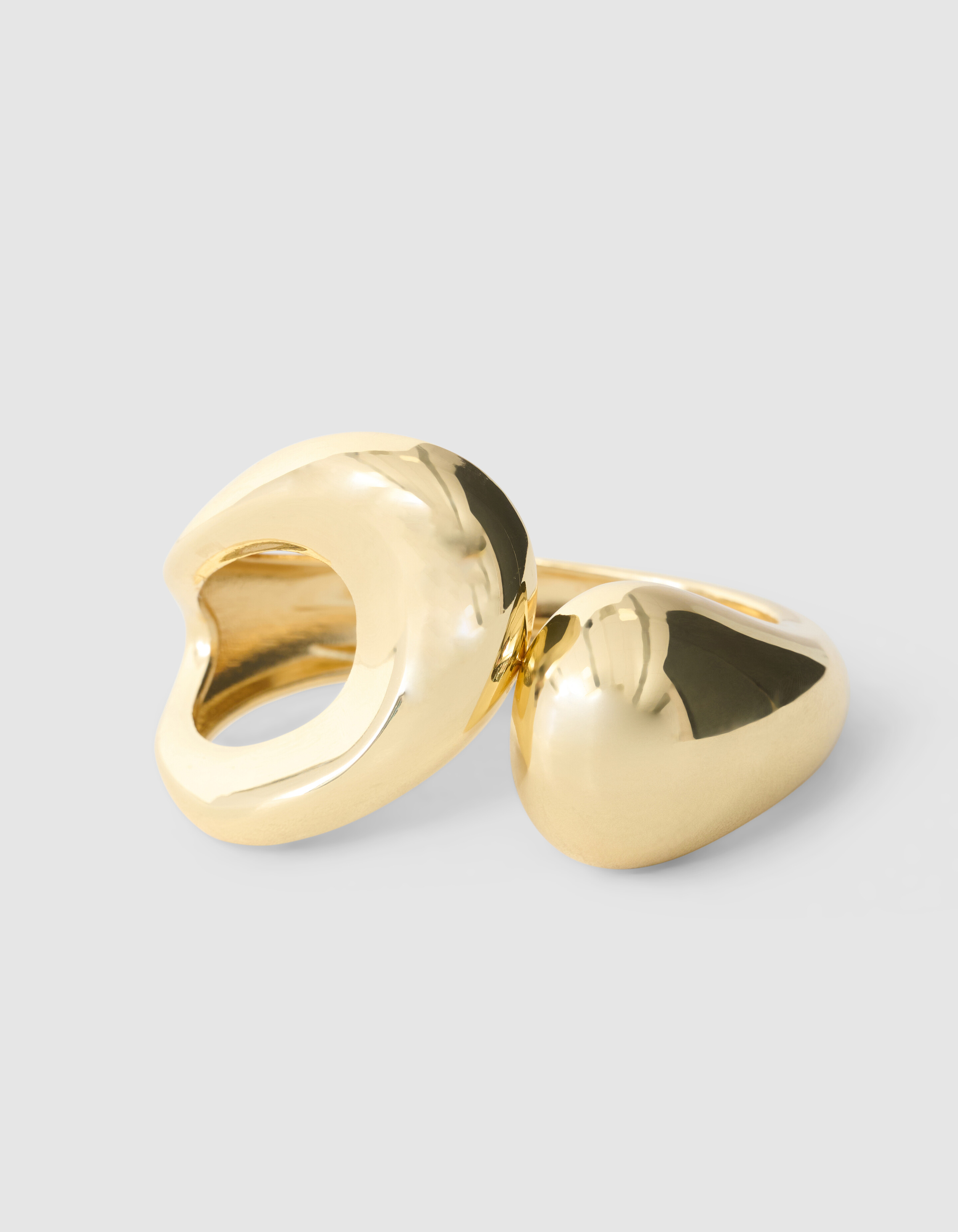Organic Bangle Armband Goud SHOEBY ACCESSOIRES