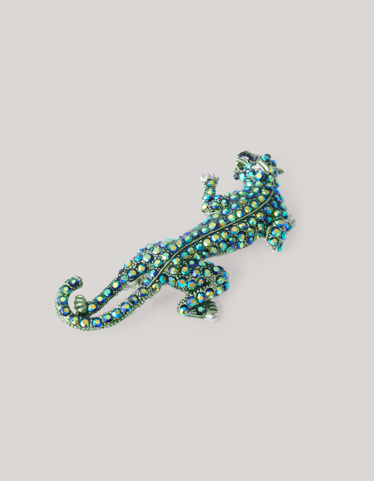 Strass Jaguar Broche Groen SHOEBY ACCESSOIRES