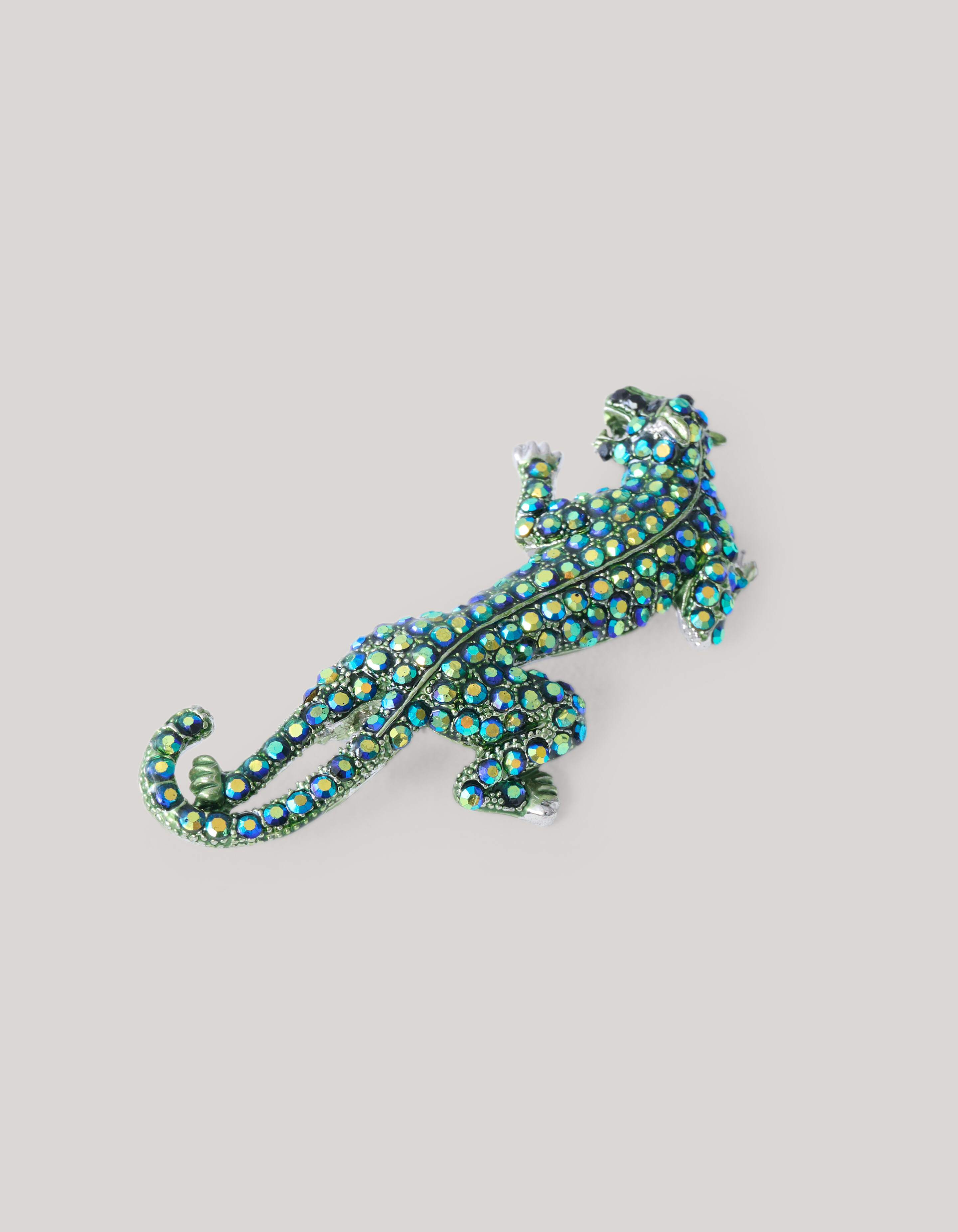 Strass Jaguar Broche Groen SHOEBY ACCESSOIRES