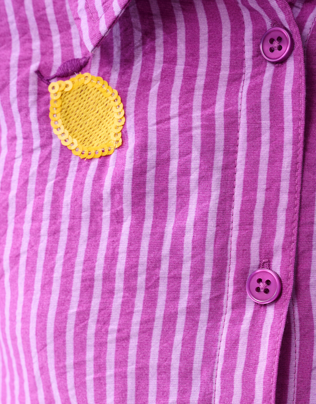 Lemon Pinstripe Blouse Paars SHOEBY GIRLS