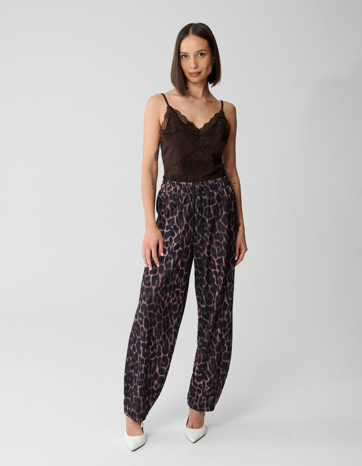 Kanten Body Donkerbruin SHOEBY WOMEN
