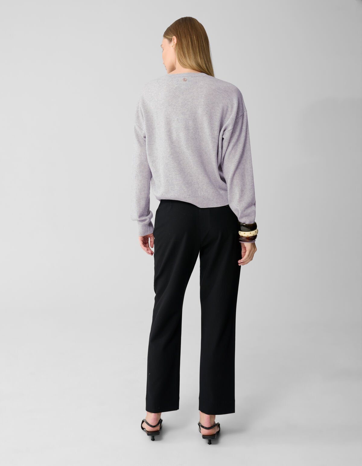 Gebreide Trui Lichtgrijs By Lonneke SHOEBY WOMEN