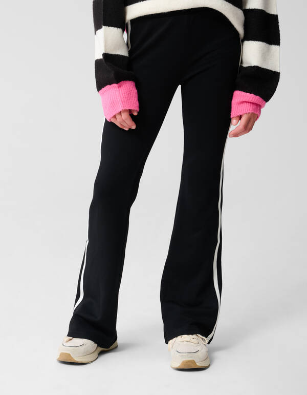 Sporty Flared Broek Zwart SHOEBY GIRLS