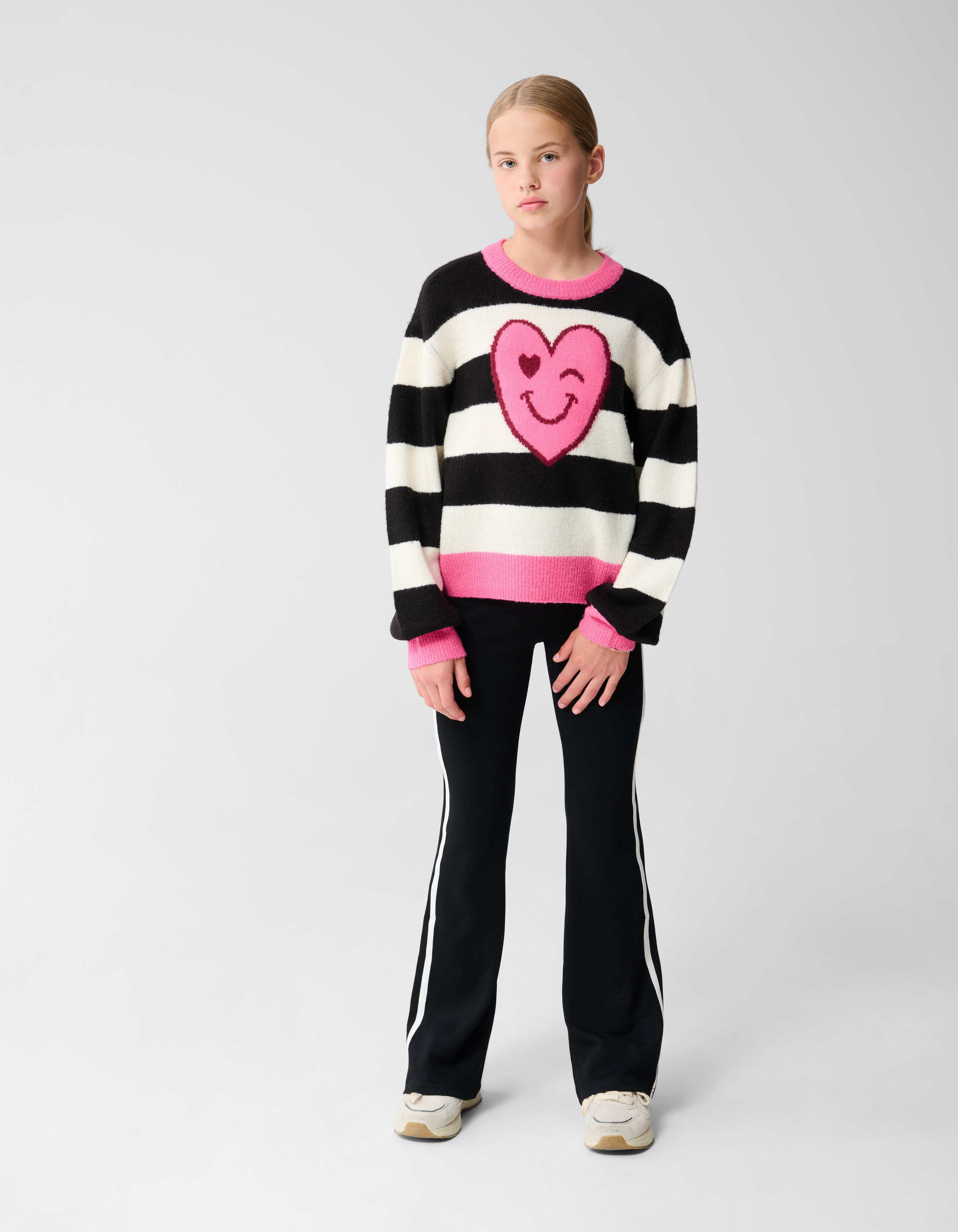 Sporty Flared Broek Zwart SHOEBY GIRLS