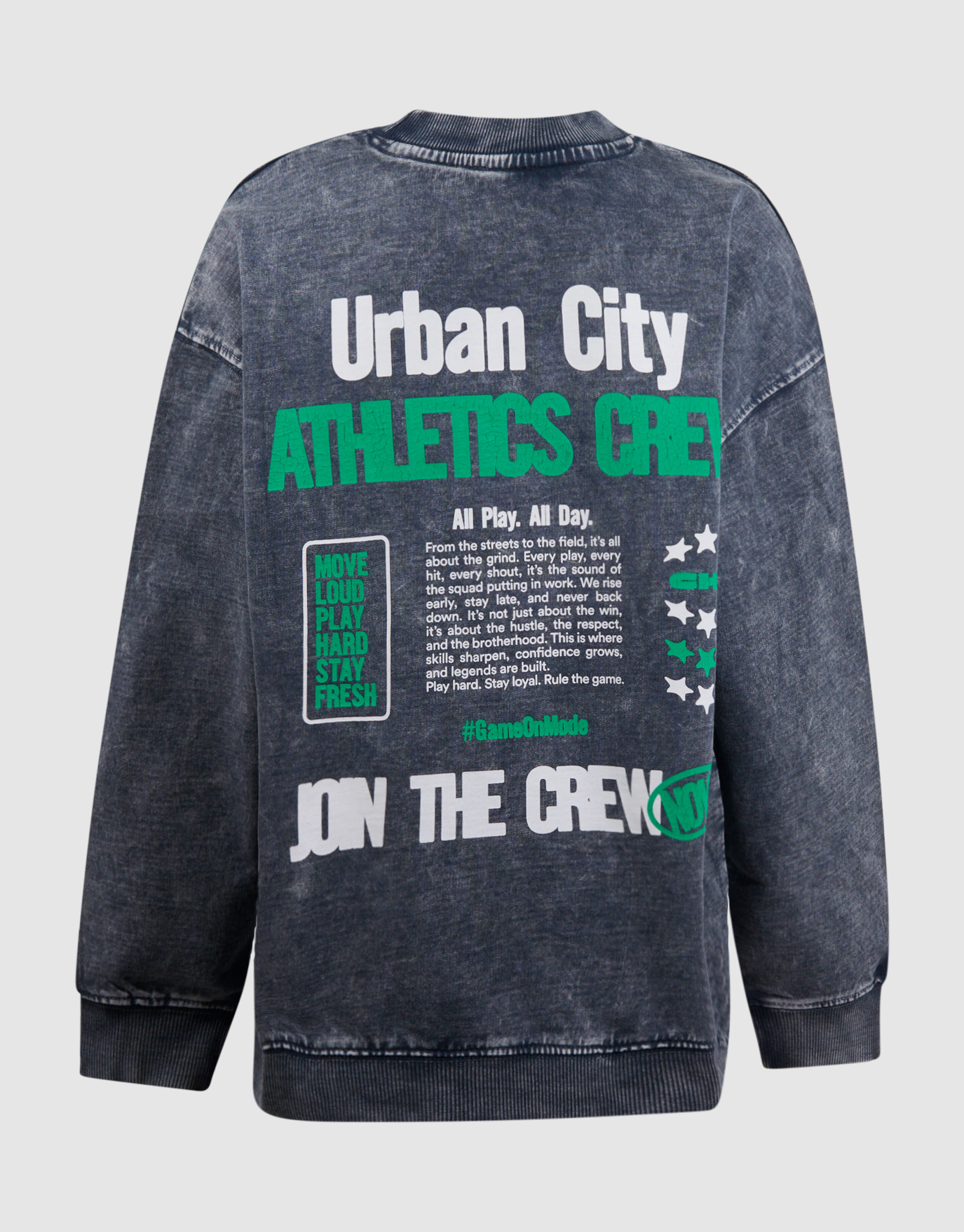 Urban City Sweater Donkergrijs SHOEBY BOYS