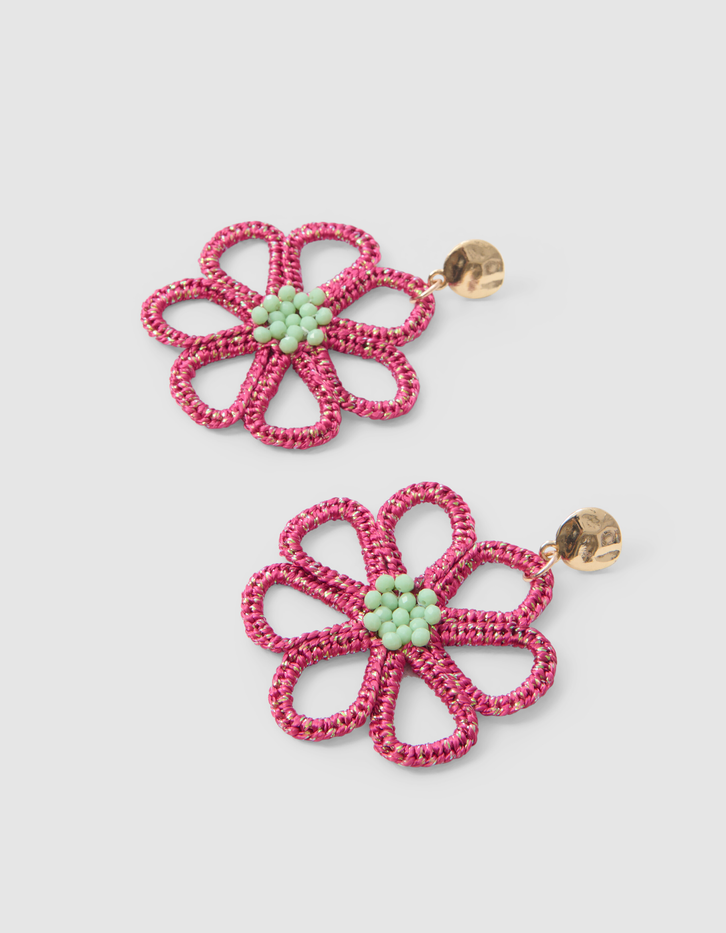 Bloemen Oorbellen Roze SHOEBY ACCESSOIRES