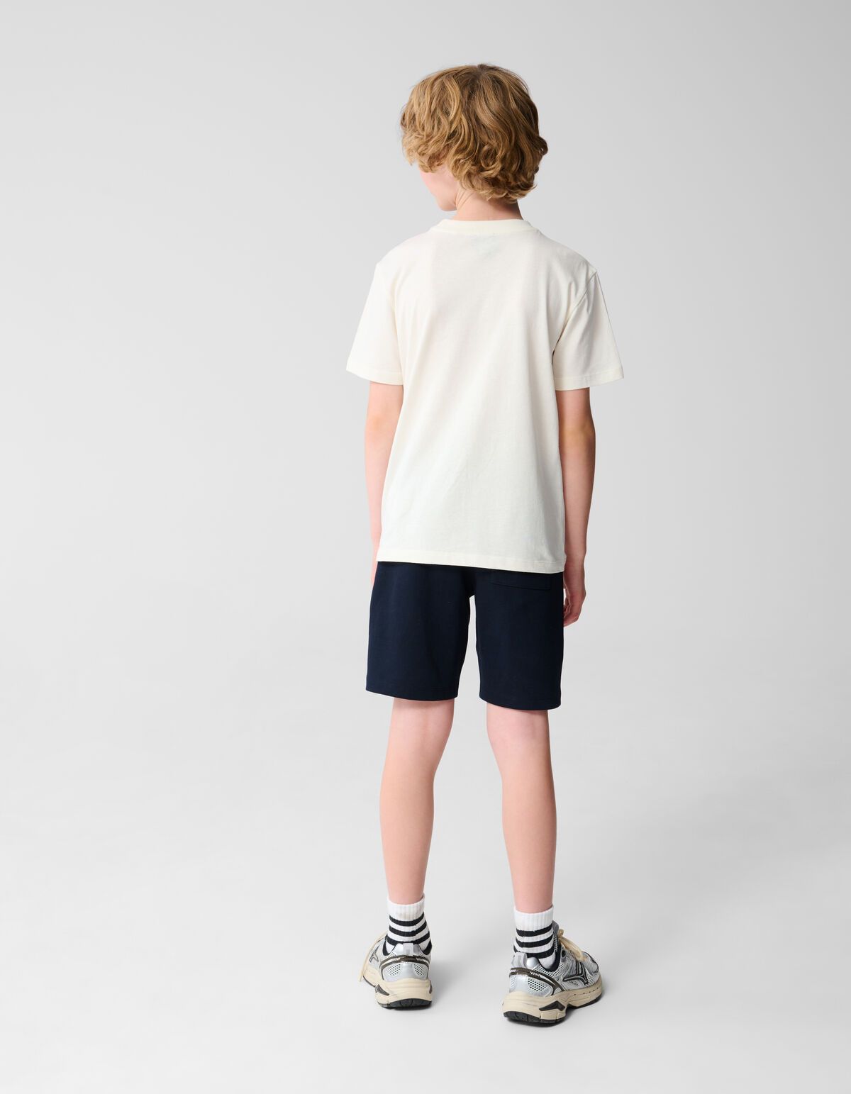 Urban Artwork T-shirt Gebroken Wit SHOEBY BOYS