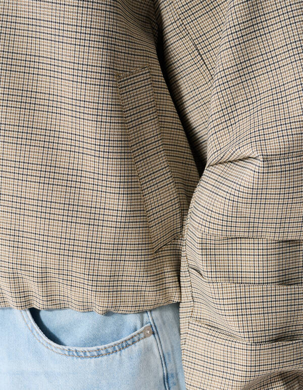 Oversized Ruiten Jack Lichtbruin By Monica SHOEBY WOMEN