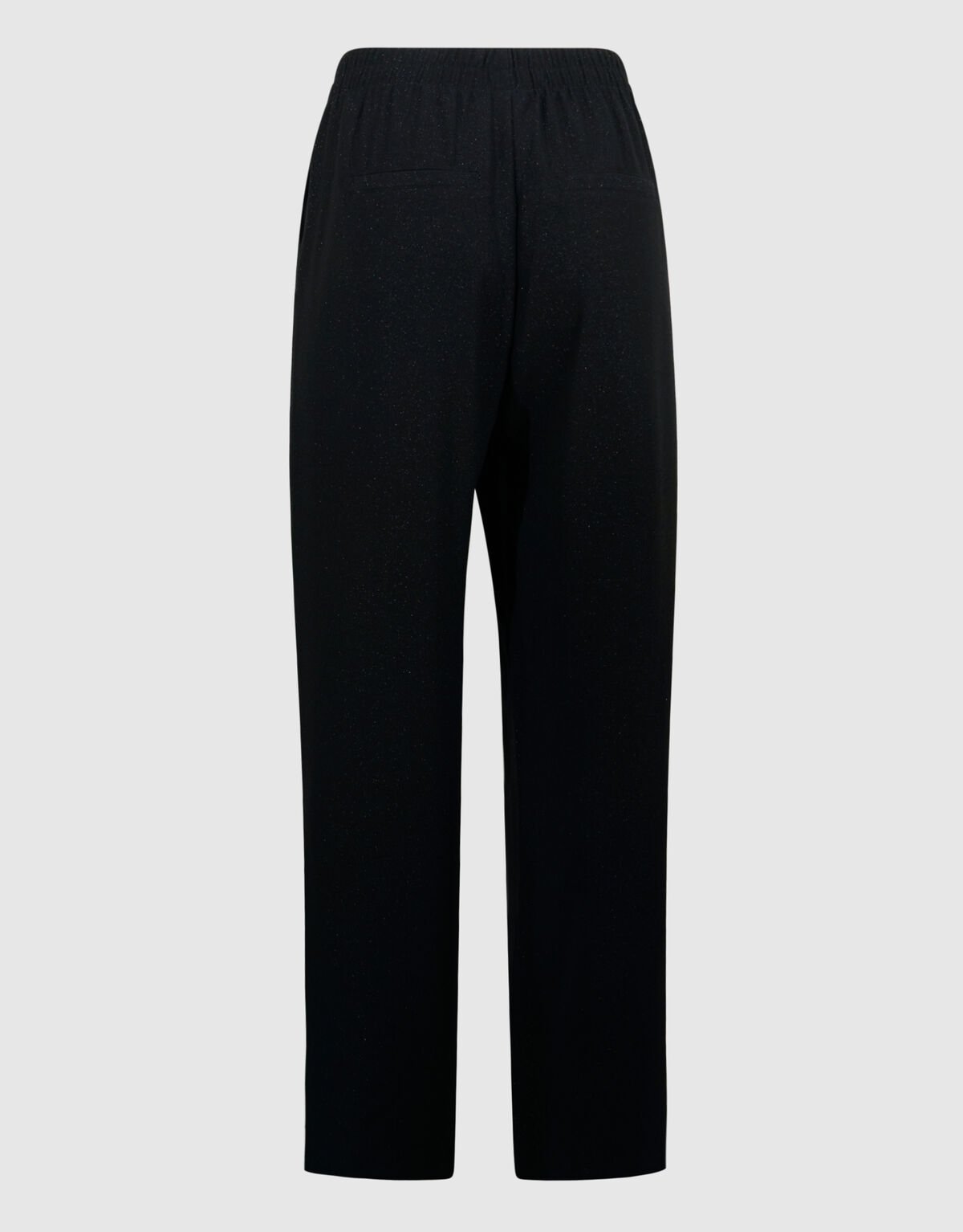 Glitter Wide Leg Broek Zwart SHOEBY WOMEN