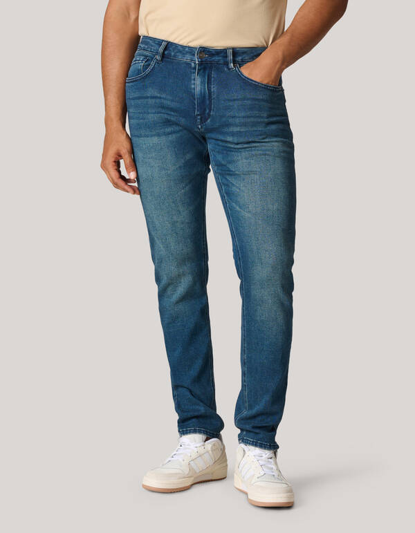 Slim Fit Jog Jeans Donkerblauw L36 SHOEBY MEN