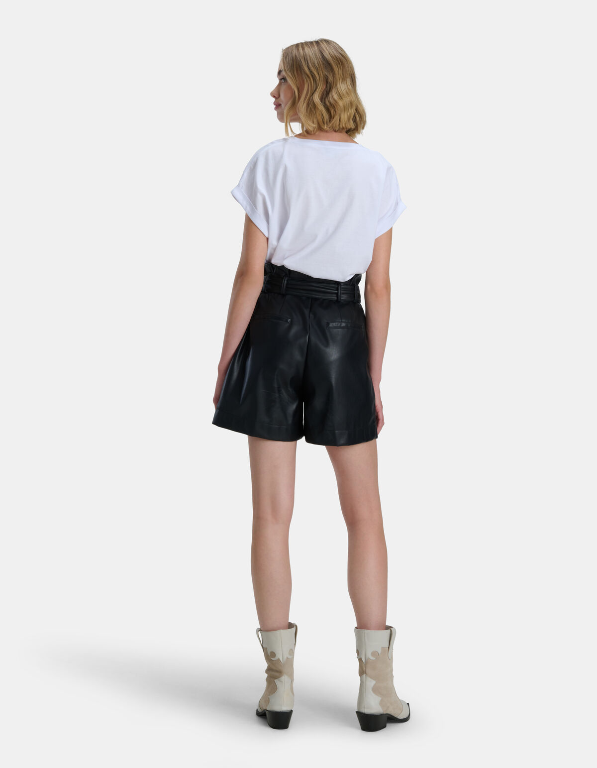 Illusion T-shirt Wit SHOEBY WOMEN