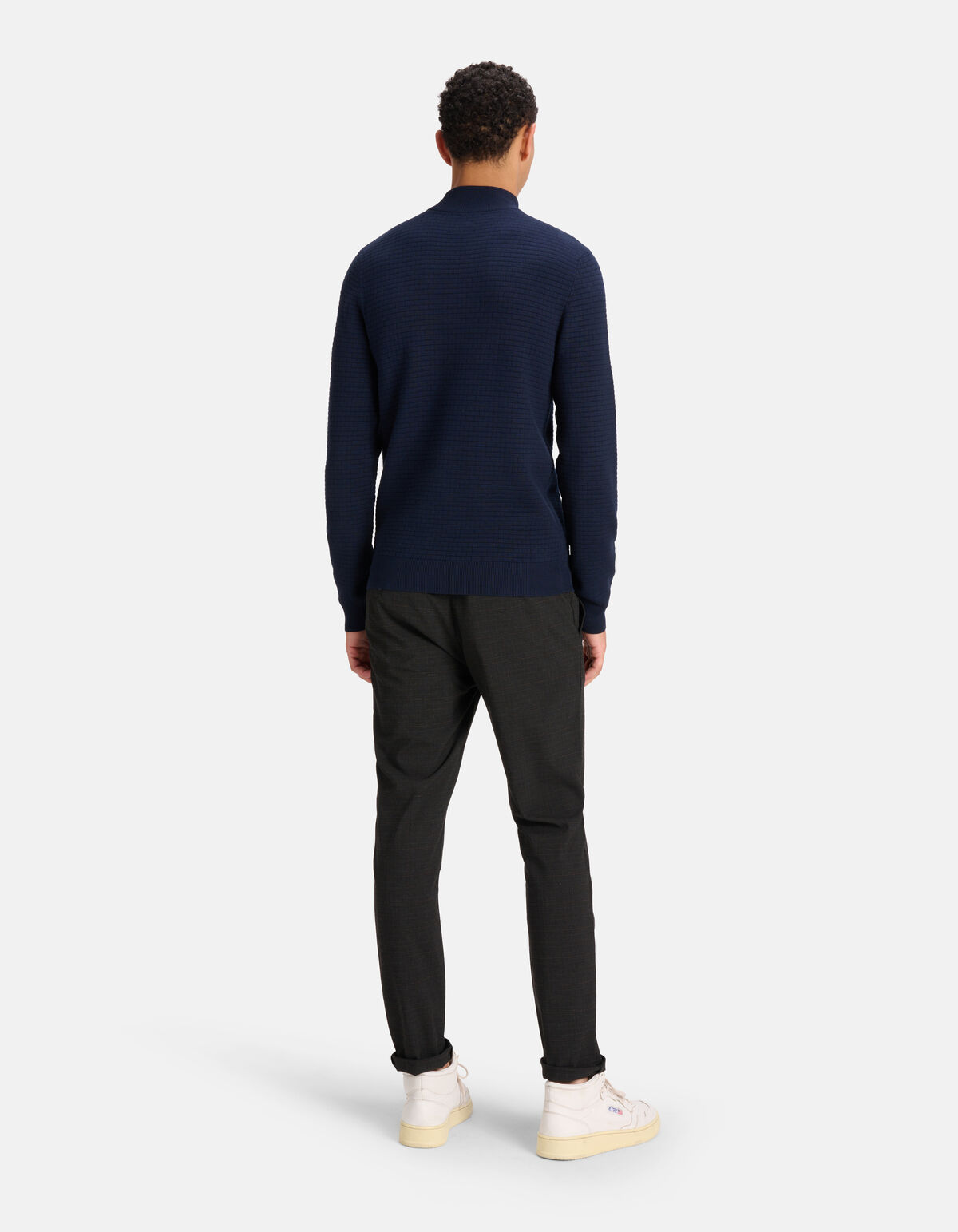 Geblokte Coltrui Donkerblauw SHOEBY MEN