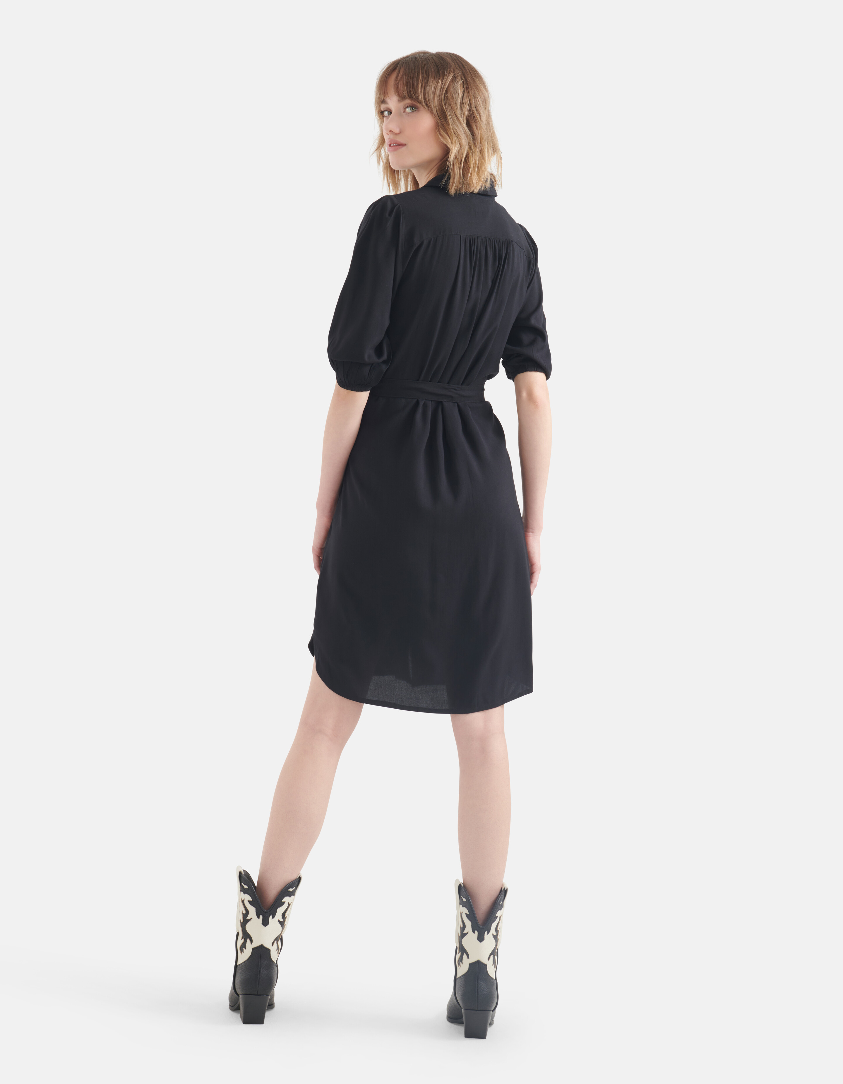 Midi Jurk Zwart SHOEBY WOMEN