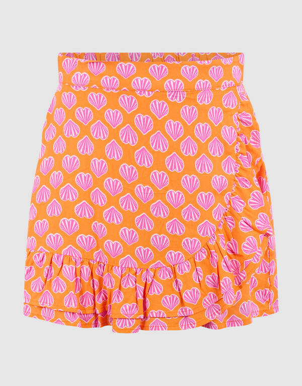Schelpen Skort Oranje SHOEBY GIRLS