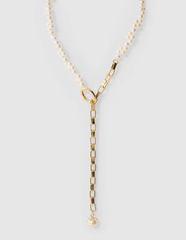 Bulky Parel Ketting Goud SHOEBY ACCESSOIRES