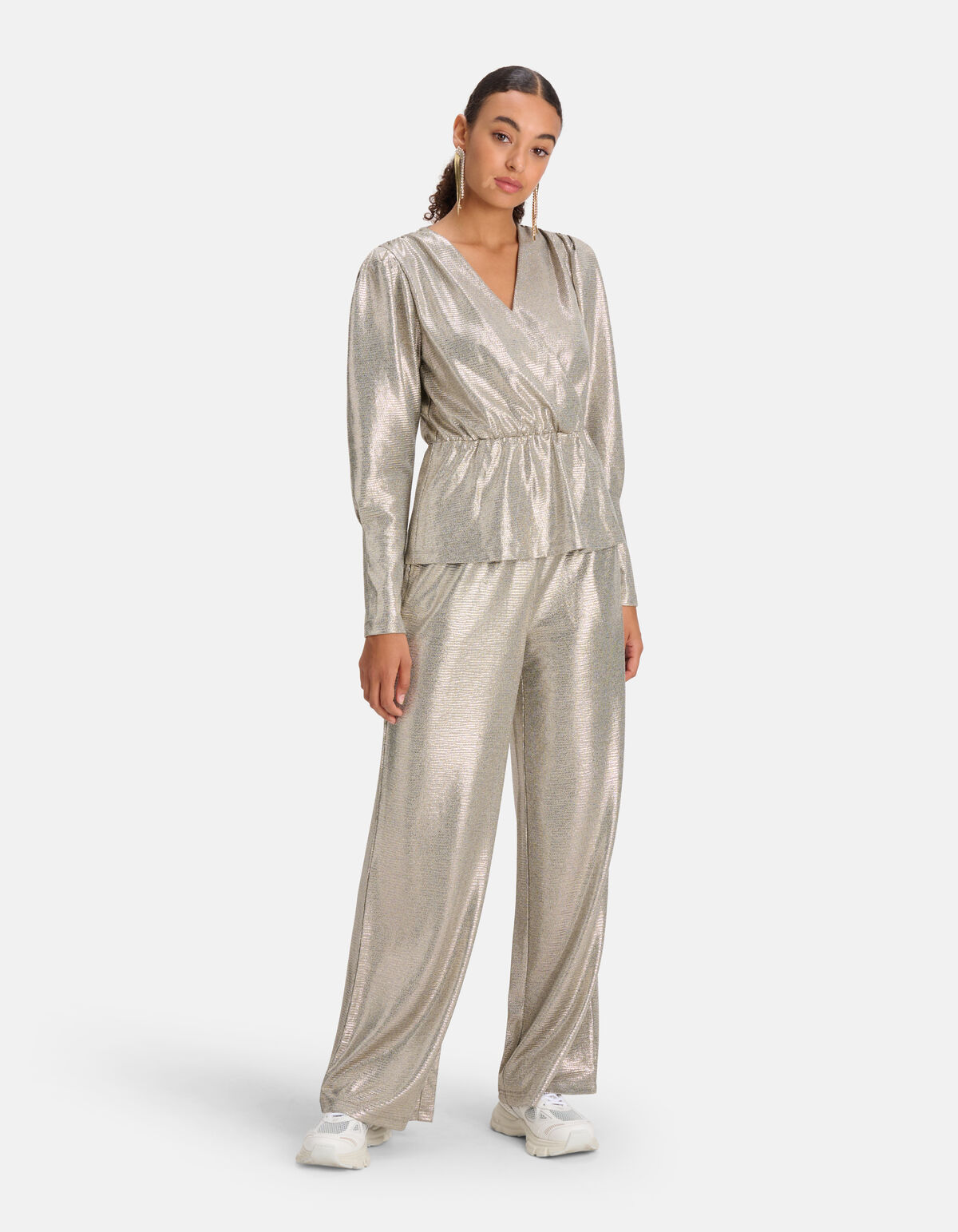 Coated Top Zilver SHOEBY WOMEN