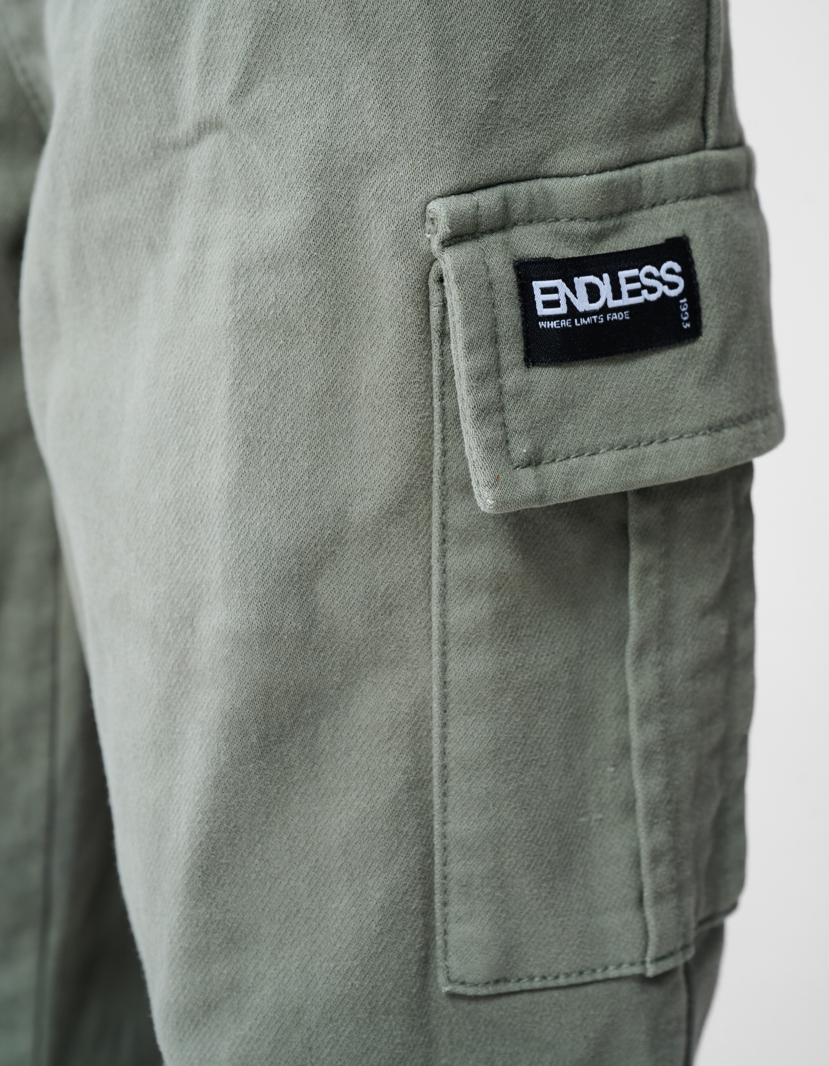 Loose Fit Jog Cargo Broek Khaki SHOEBY BOYS