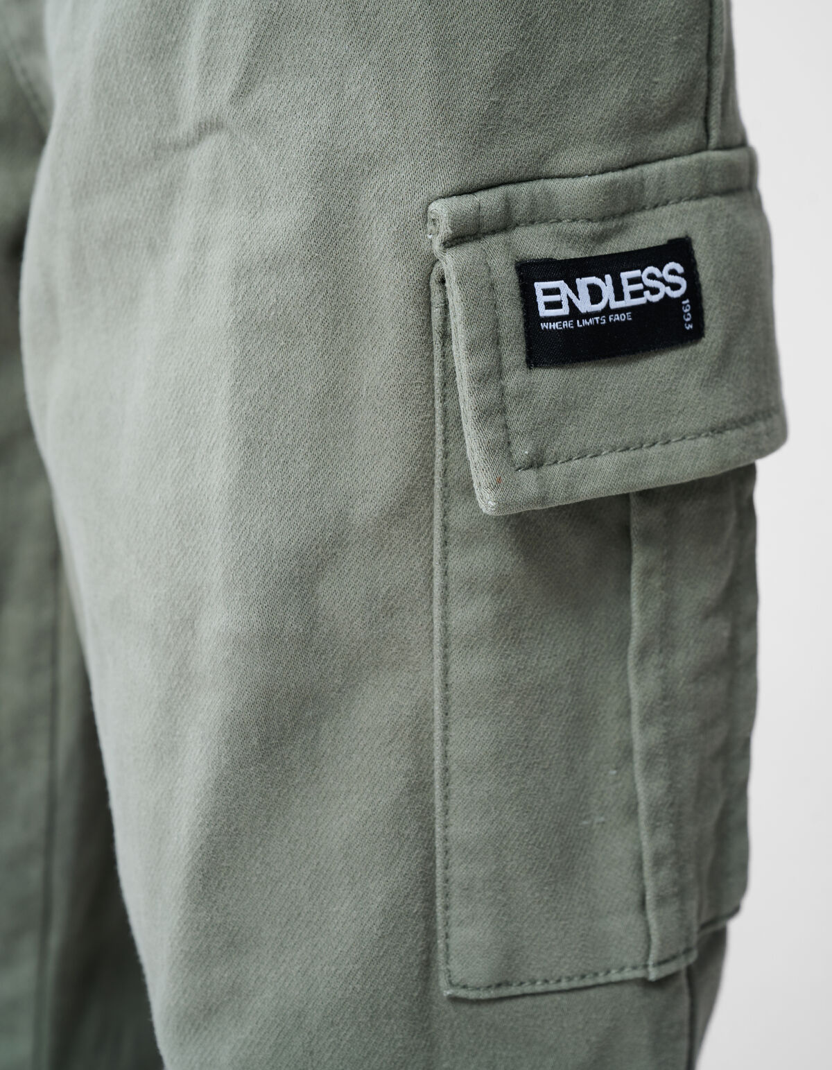 Loose Fit Jog Cargo Broek Khaki SHOEBY BOYS